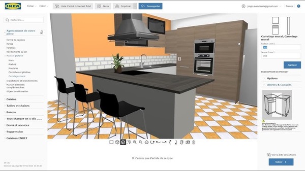 Cuisine ikea 3D