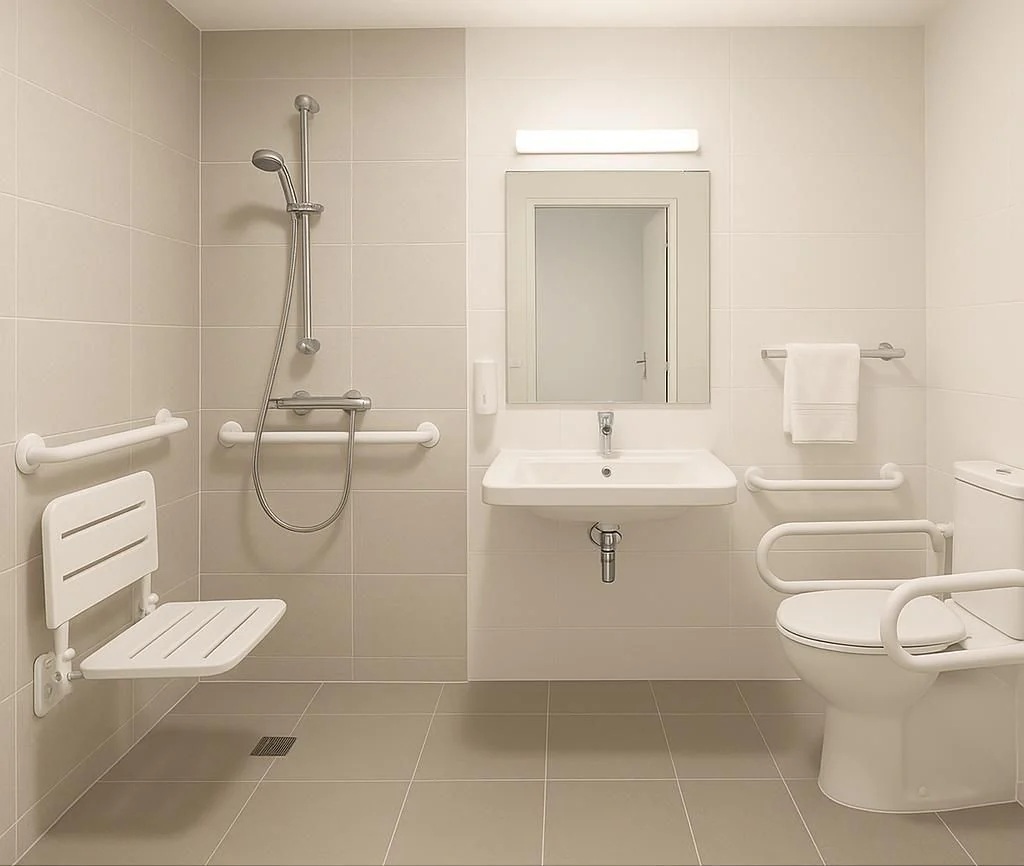Salle de bain PMR à Montélimar