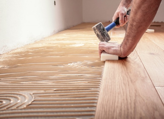 Pose de parquet stratifié
