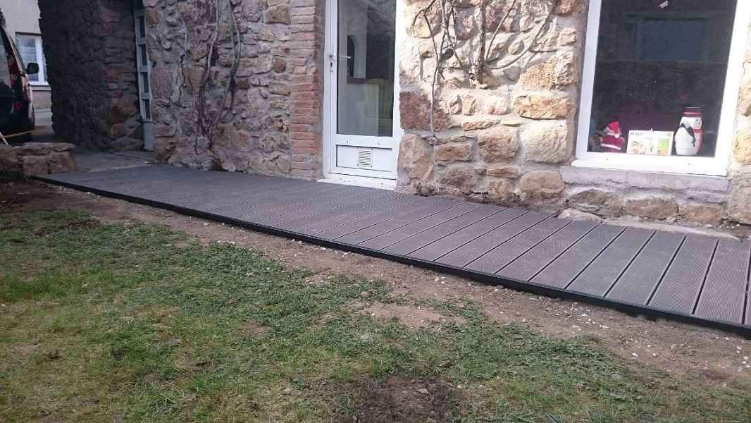 9 Création d'une terrasse composite à Le Teil